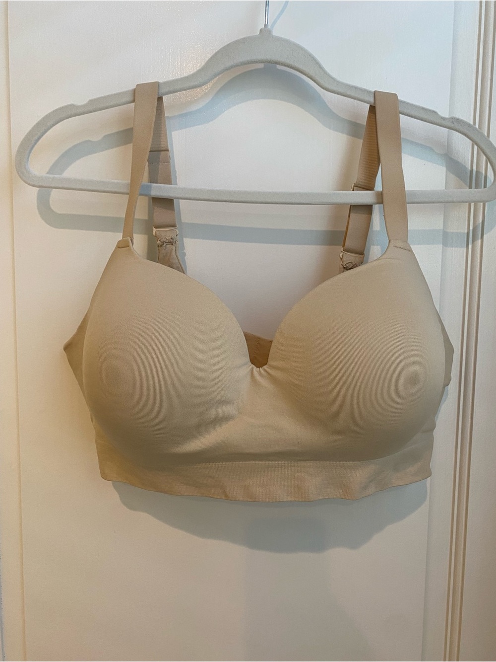 TrueKind Supportive Comfort Wireless Shaping Beige Bra 2XL
